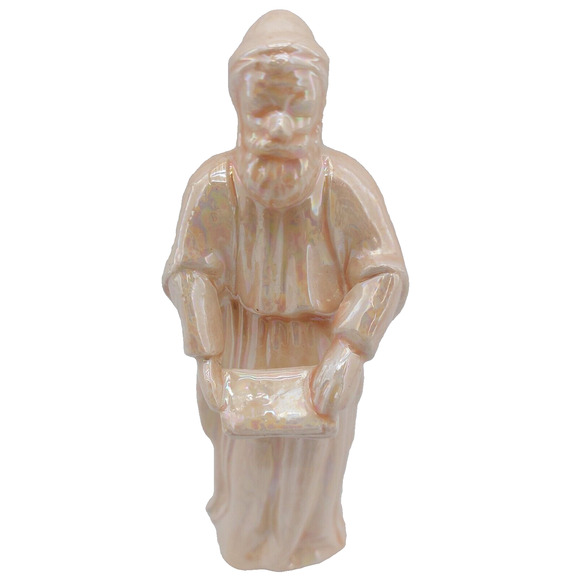 Wiseman King Holding Box Figurine Nativity Replacement Figure Iridescent 5 inch - Picture 2 of 7